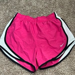 Pink Nike Track Shorts